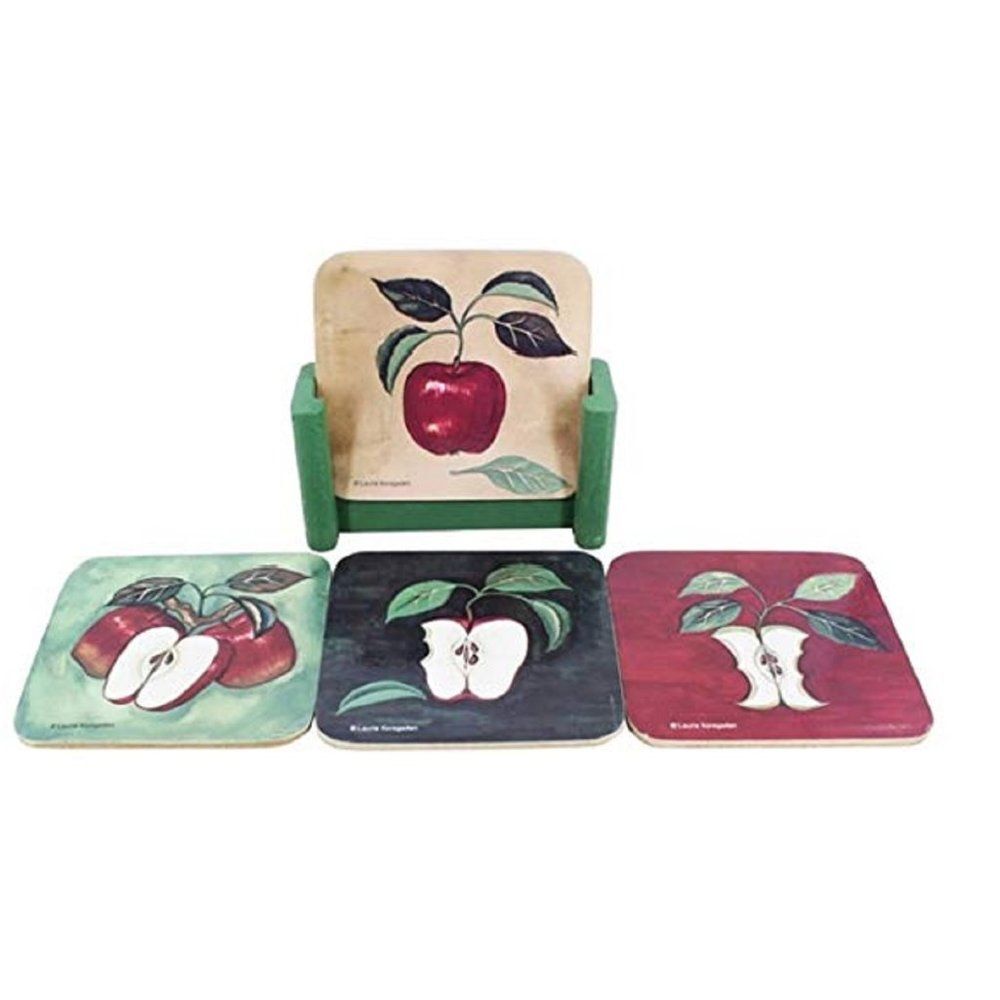Brand New Apple Coaster Set